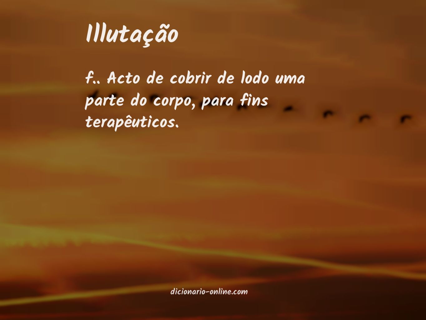 Significado de illutação