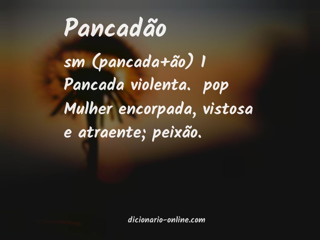 Significado de pancadão