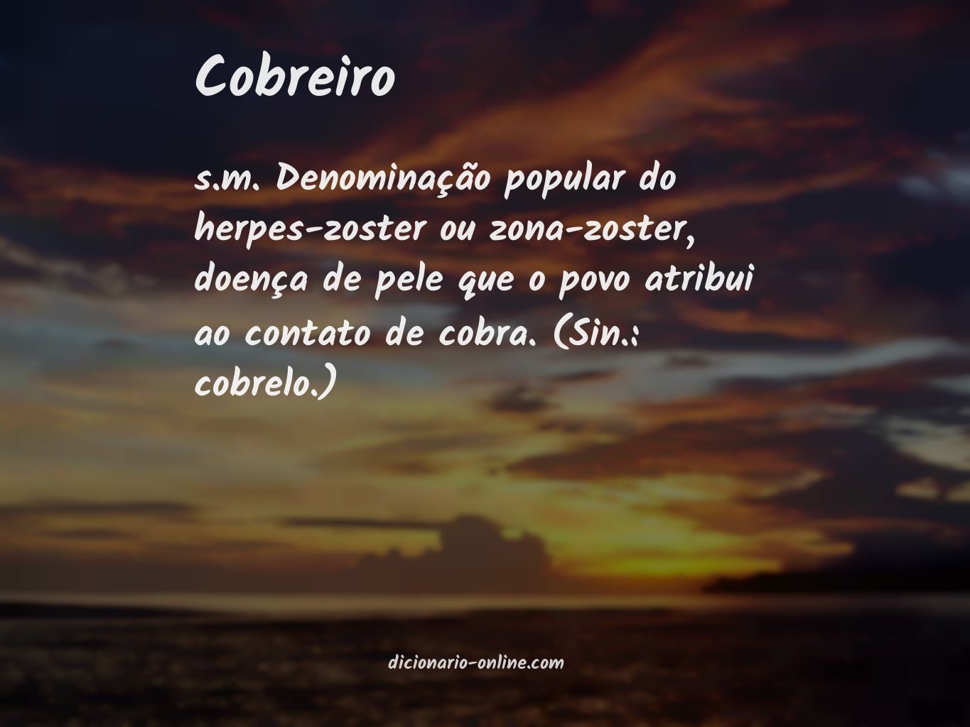 Significado de cobreiro