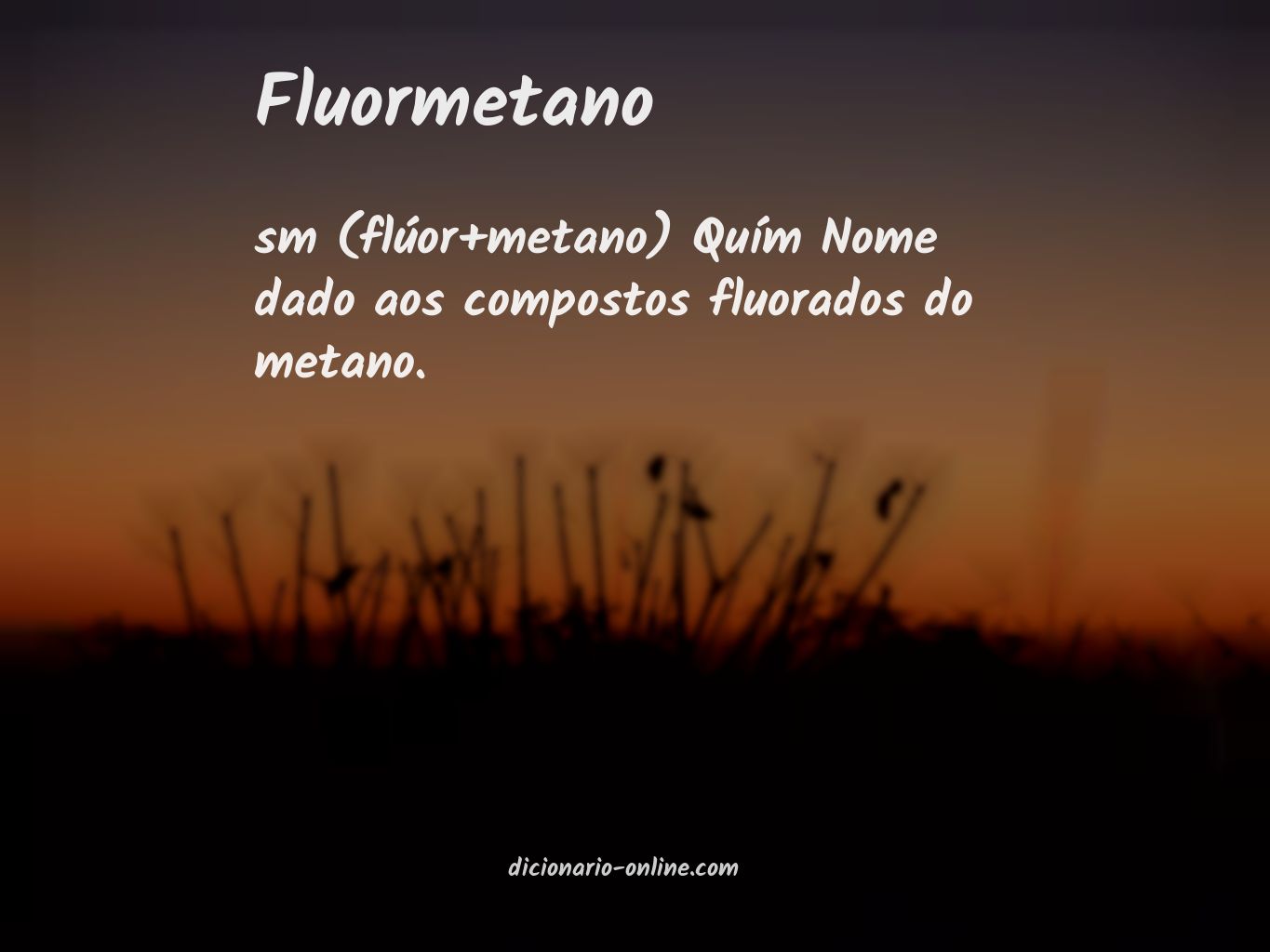 Significado de fluormetano