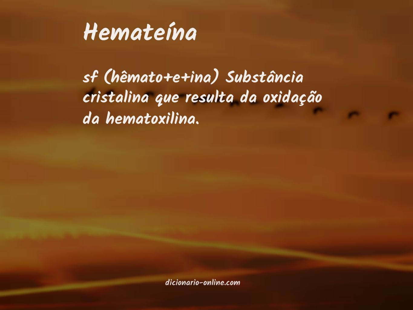 Significado de hemateína