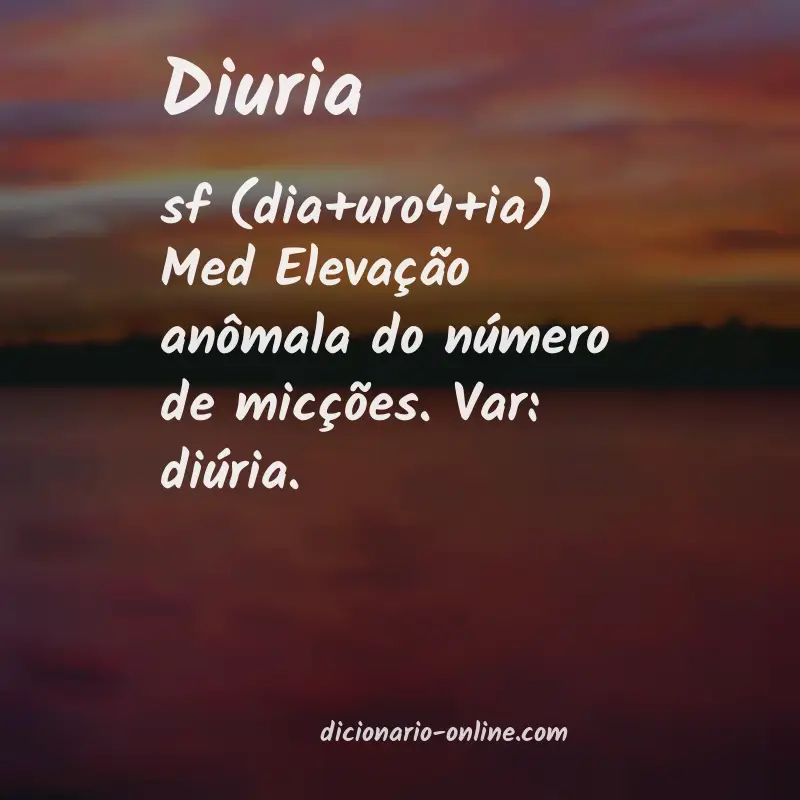Significado de diuria