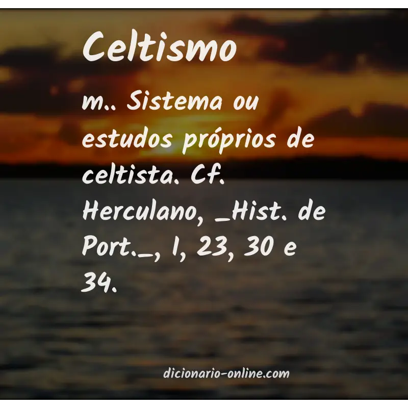 Significado de celtismo