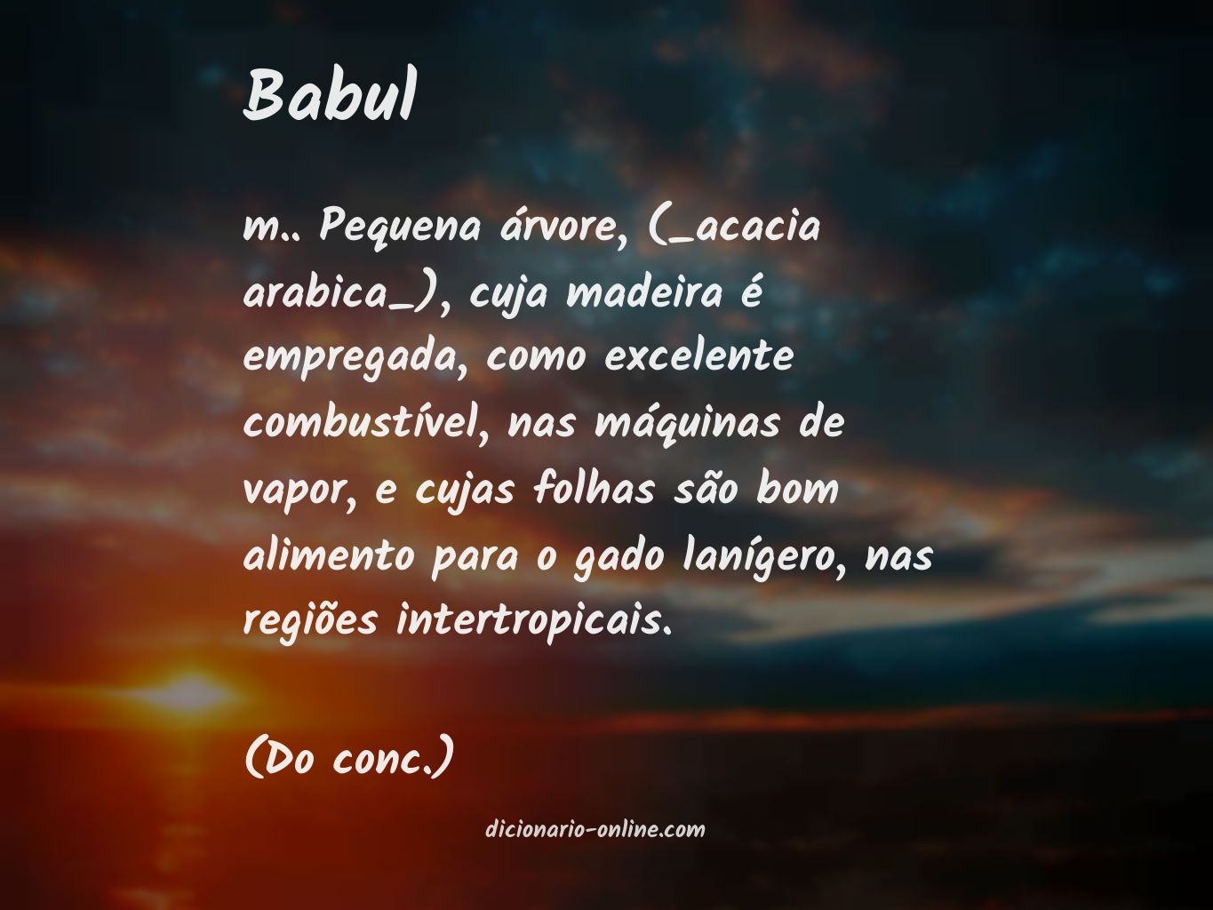 Significado de babul