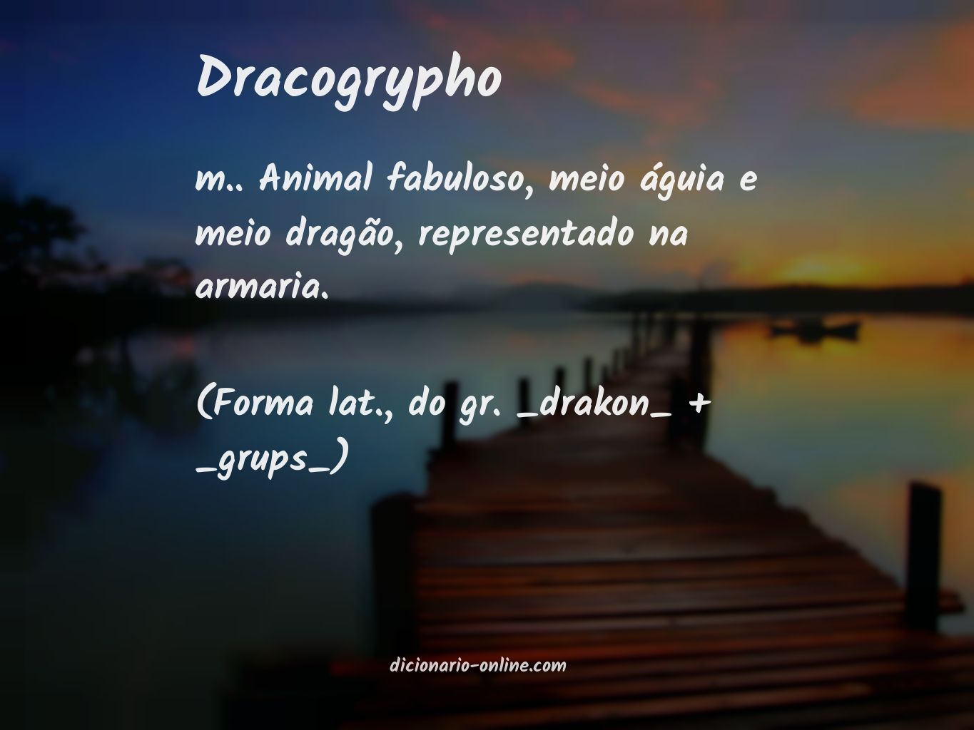 Significado de dracogrypho