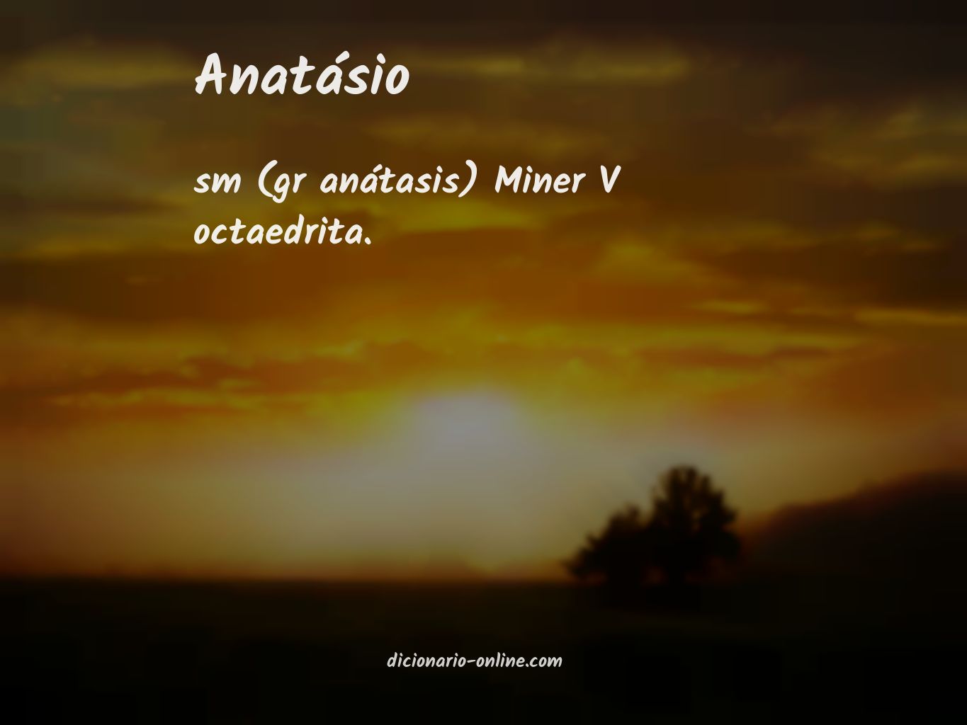 Significado de anatásio