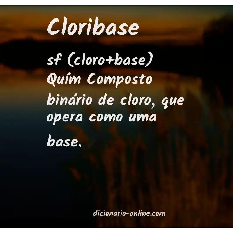 Significado de cloribase
