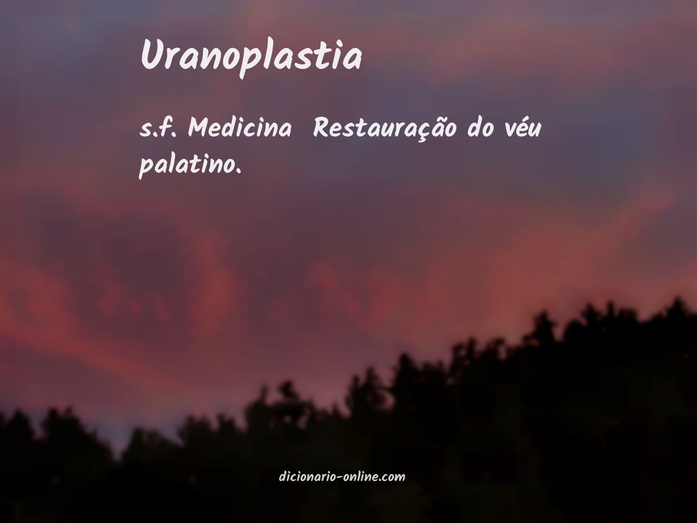 Significado de uranoplastia