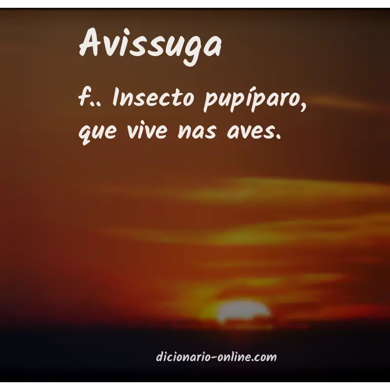 Significado de avissuga