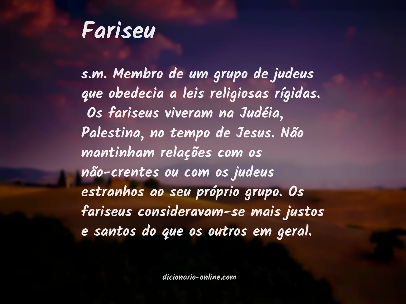 Significado de fariseu