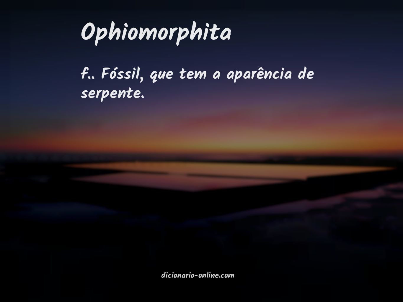 Significado de ophiomorphita