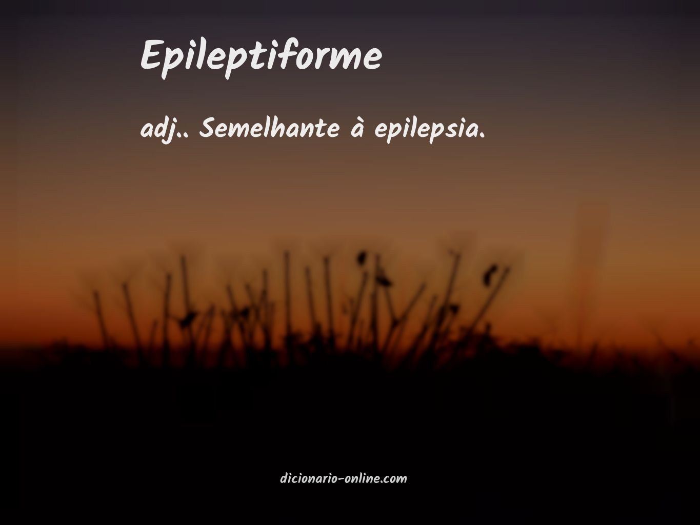 Significado de epileptiforme