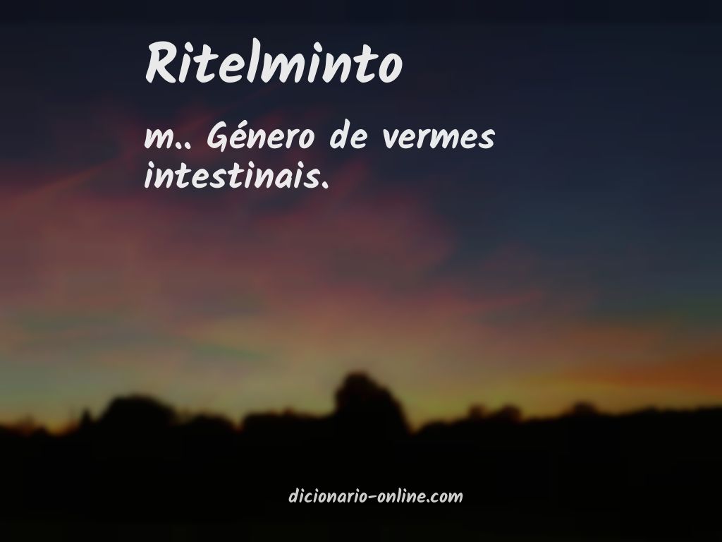 Significado de ritelminto