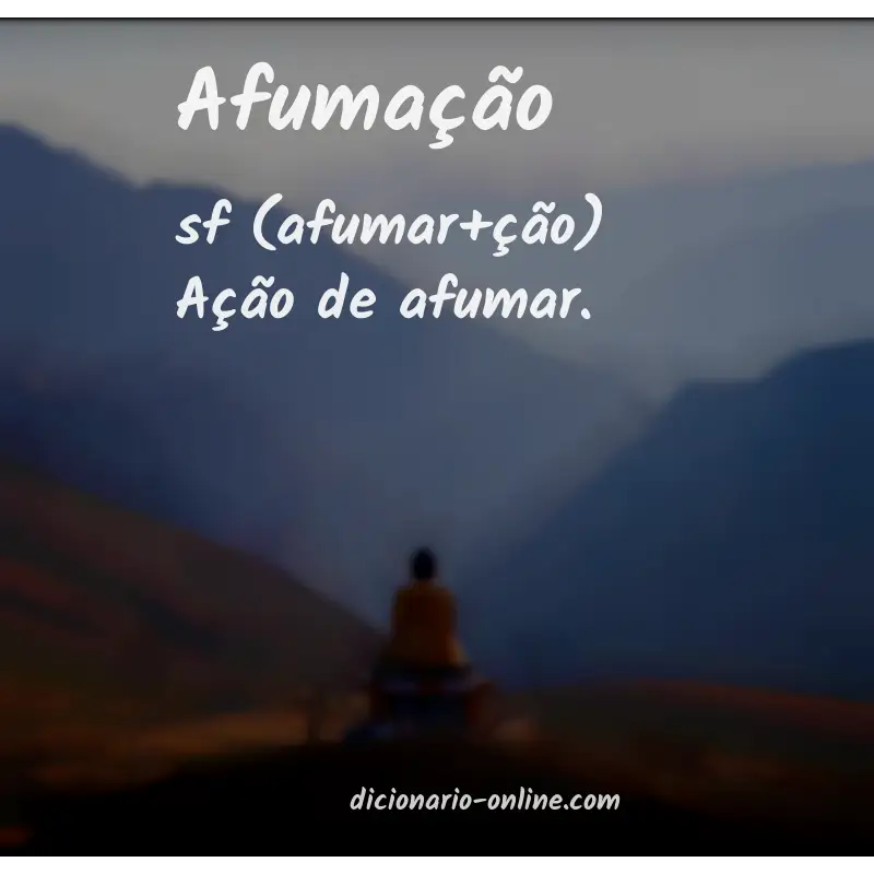 Significado de afumação