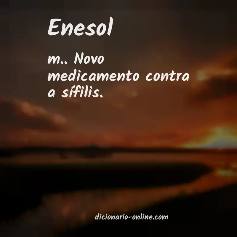 Significado de enesol