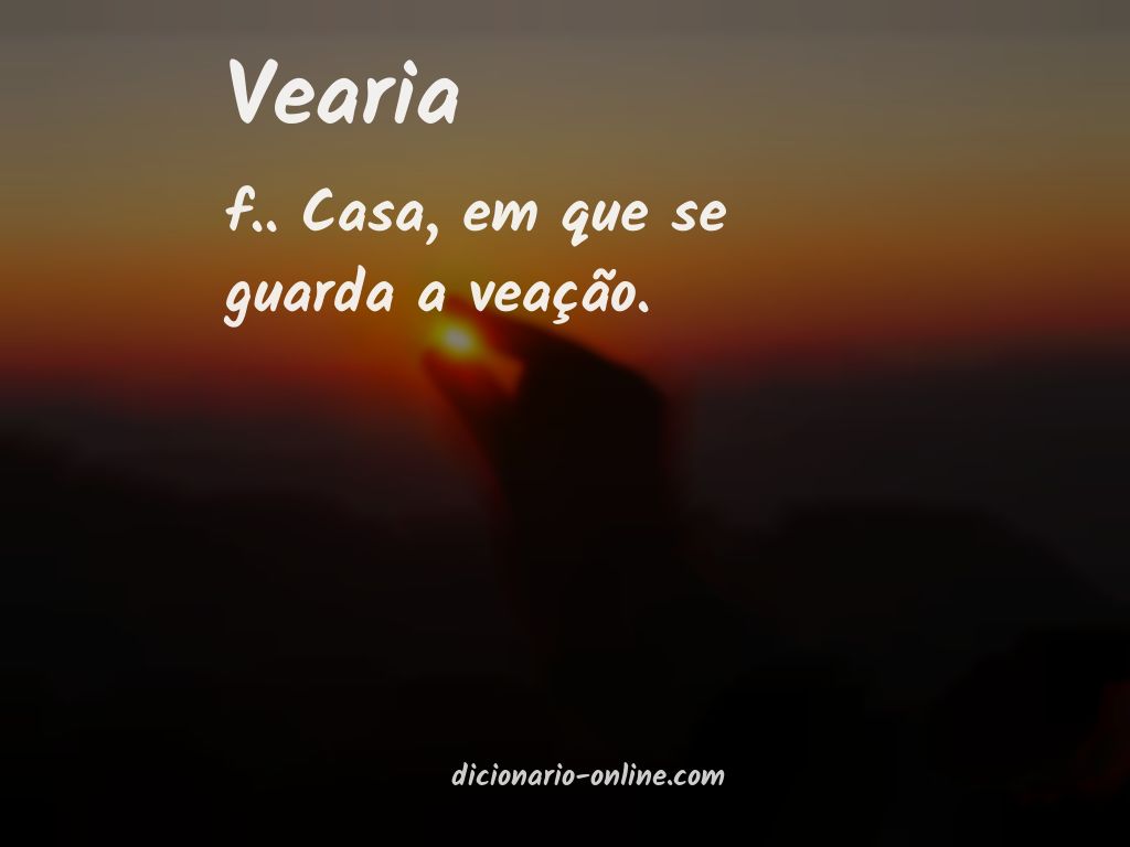 Significado de vearia