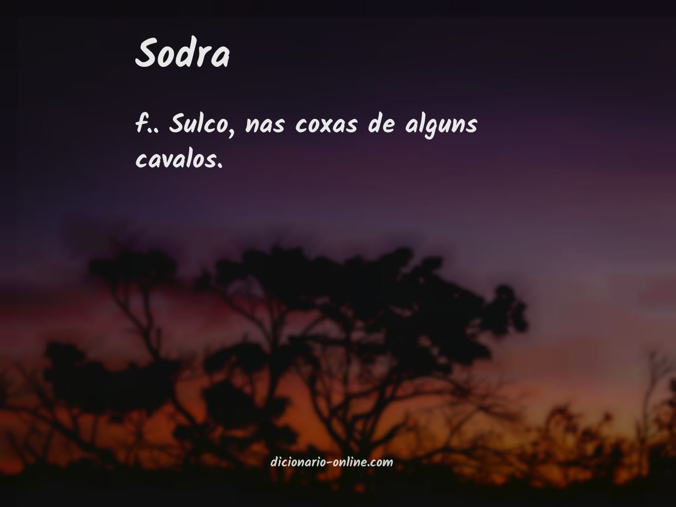 Significado de sodra