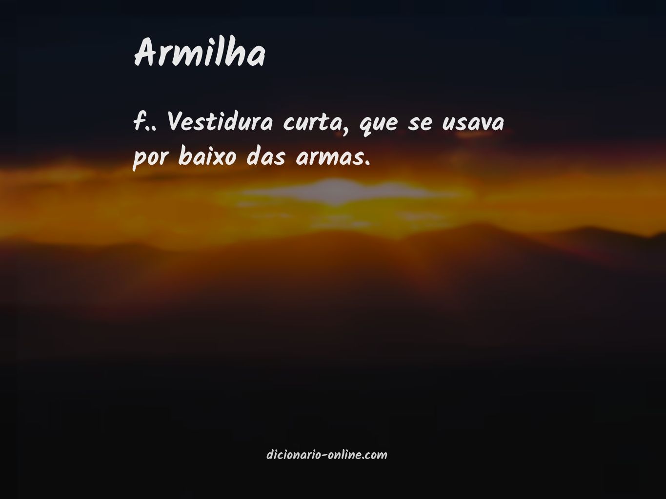 Significado de armilha