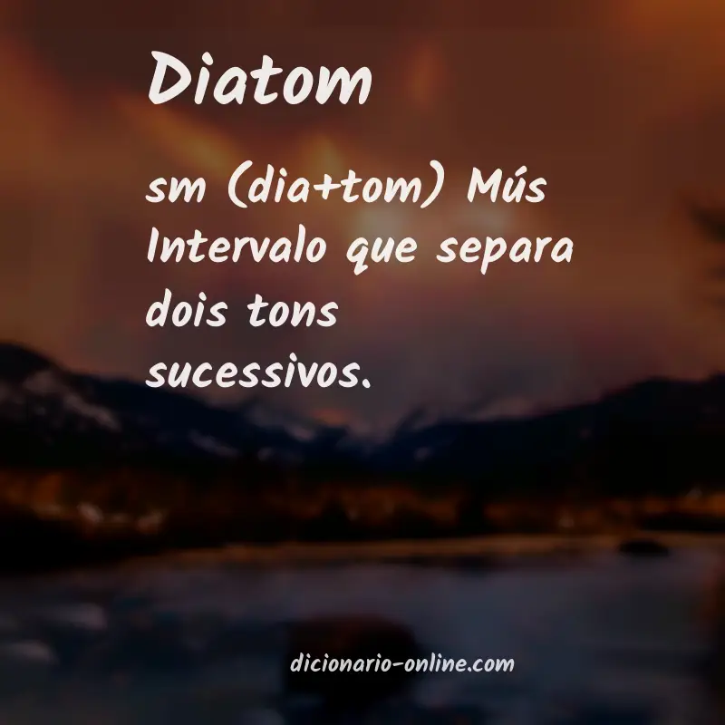 Significado de diatom