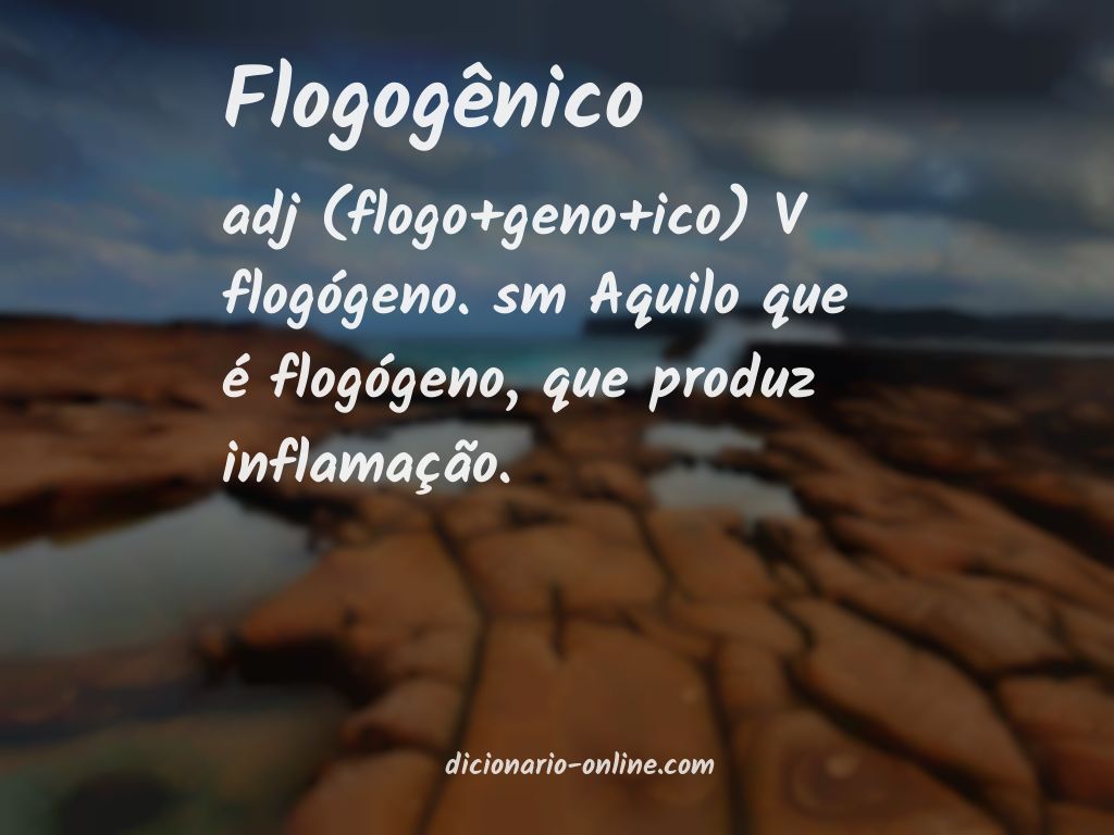 Significado de flogogênico