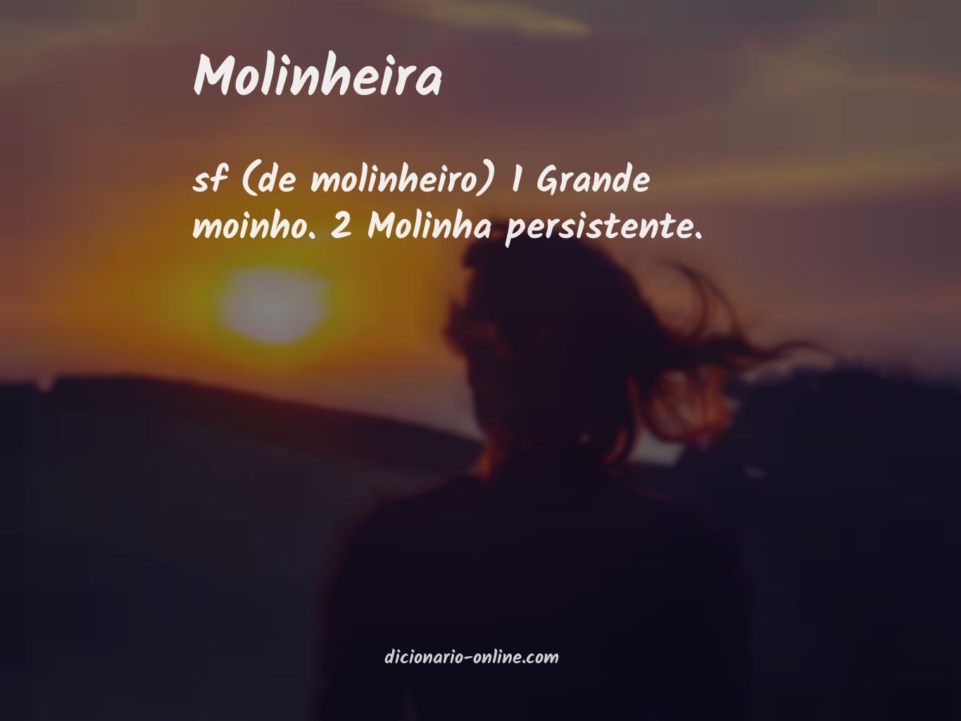 Significado de molinheira