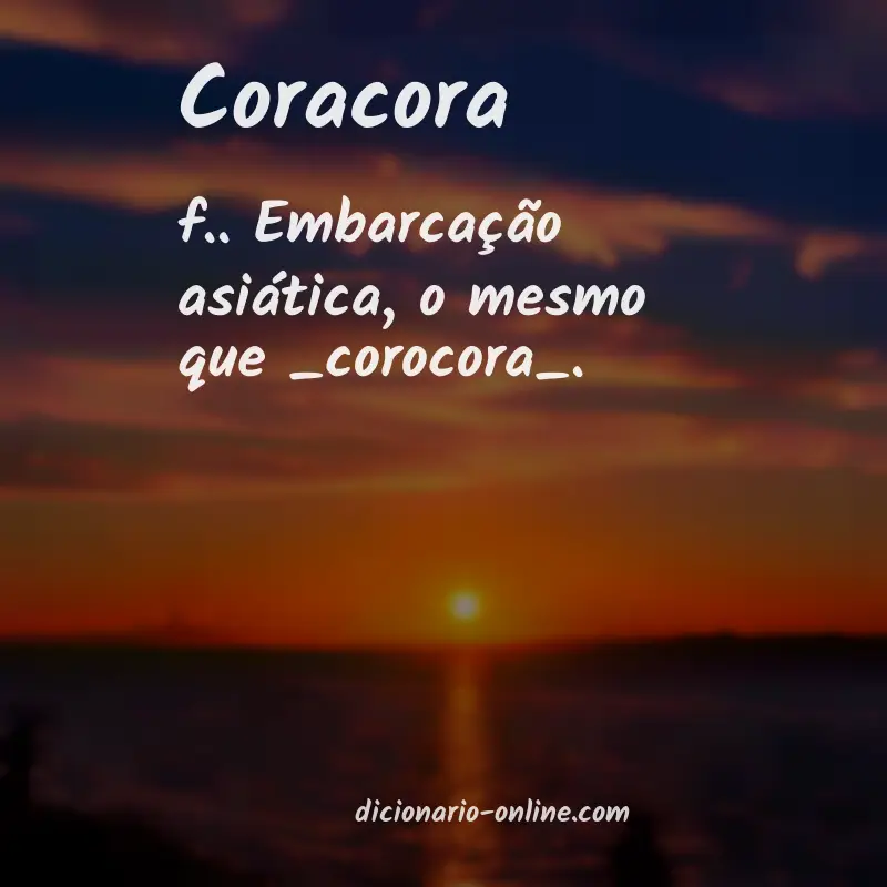 Significado de coracora