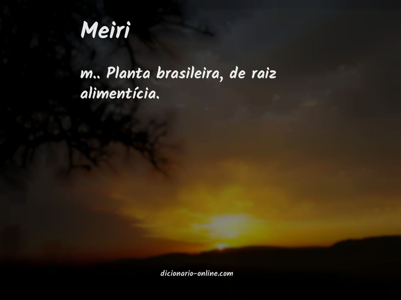 Significado de meiri