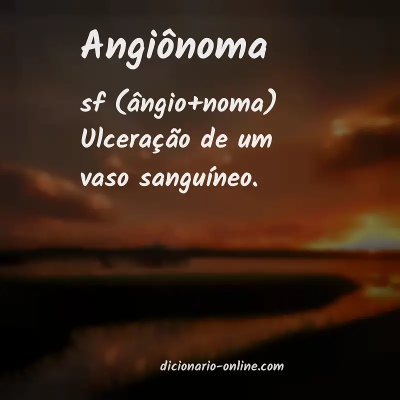 Significado de angiônoma