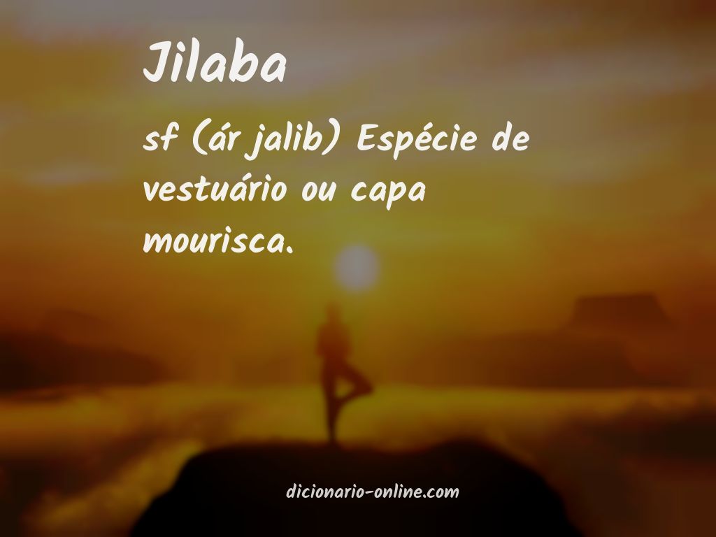 Significado de jilaba