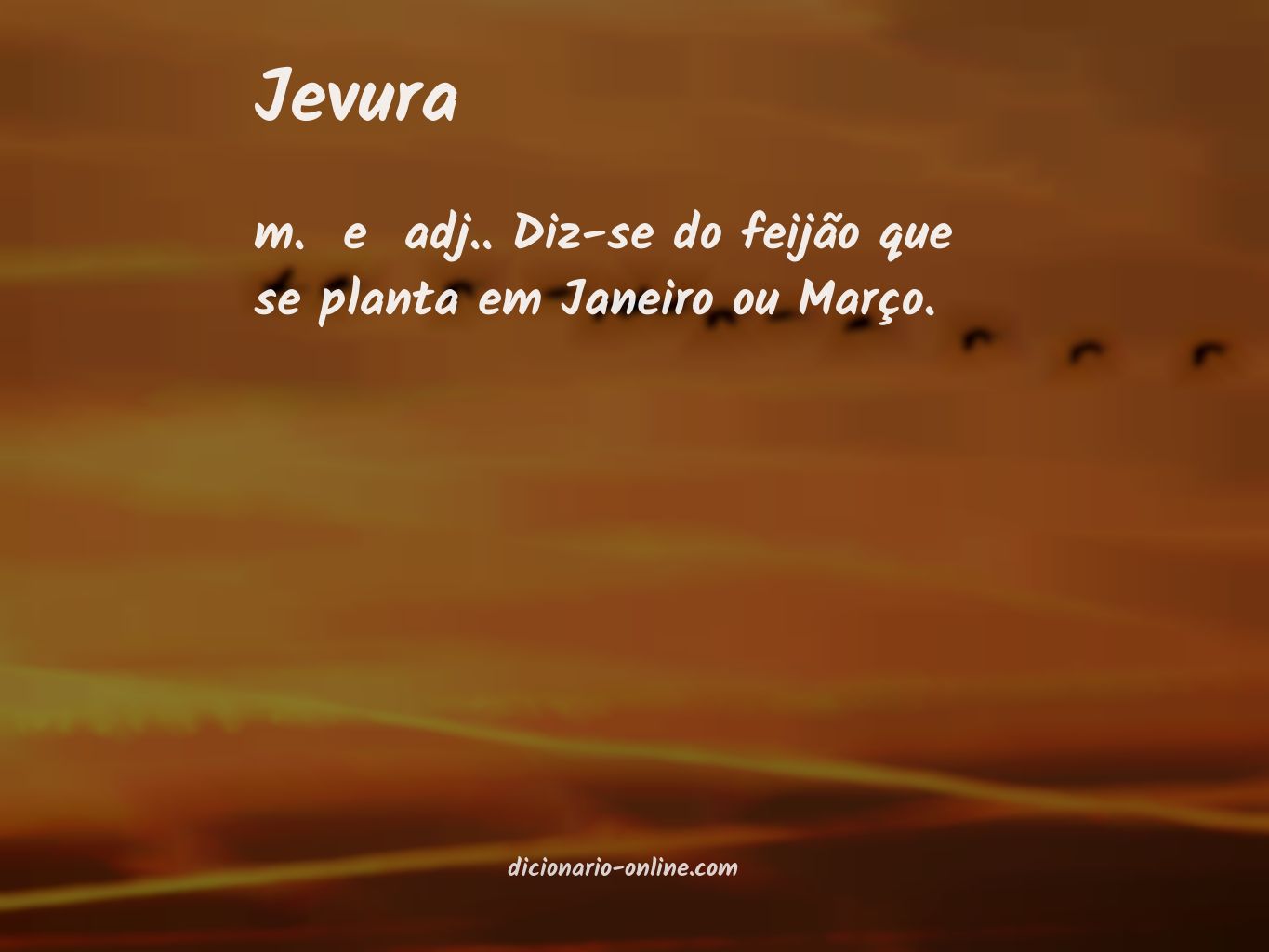 Significado de jevura