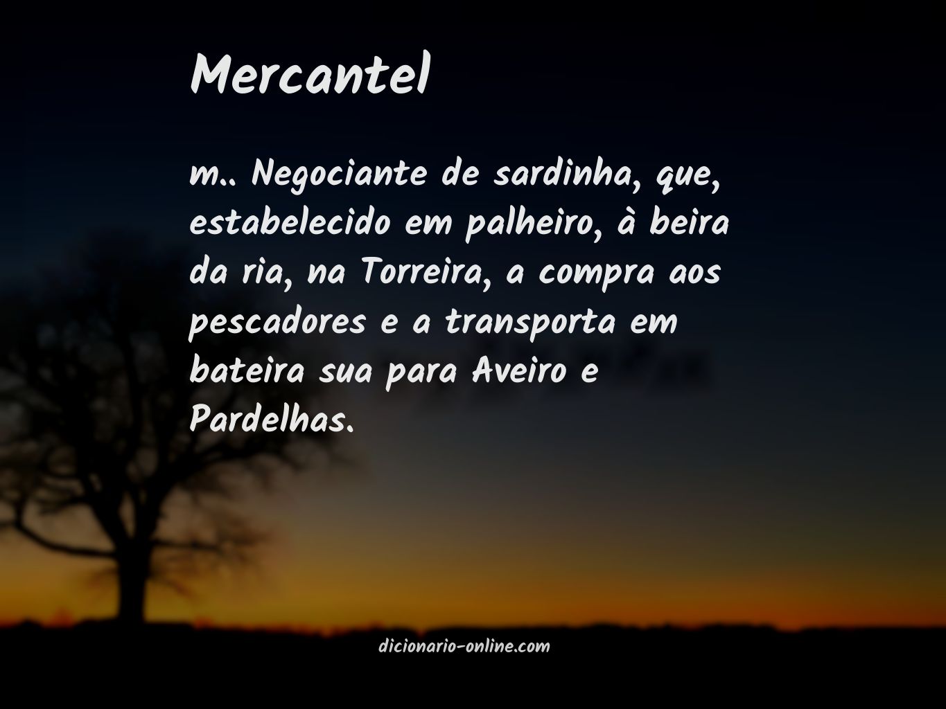 Significado de mercantel