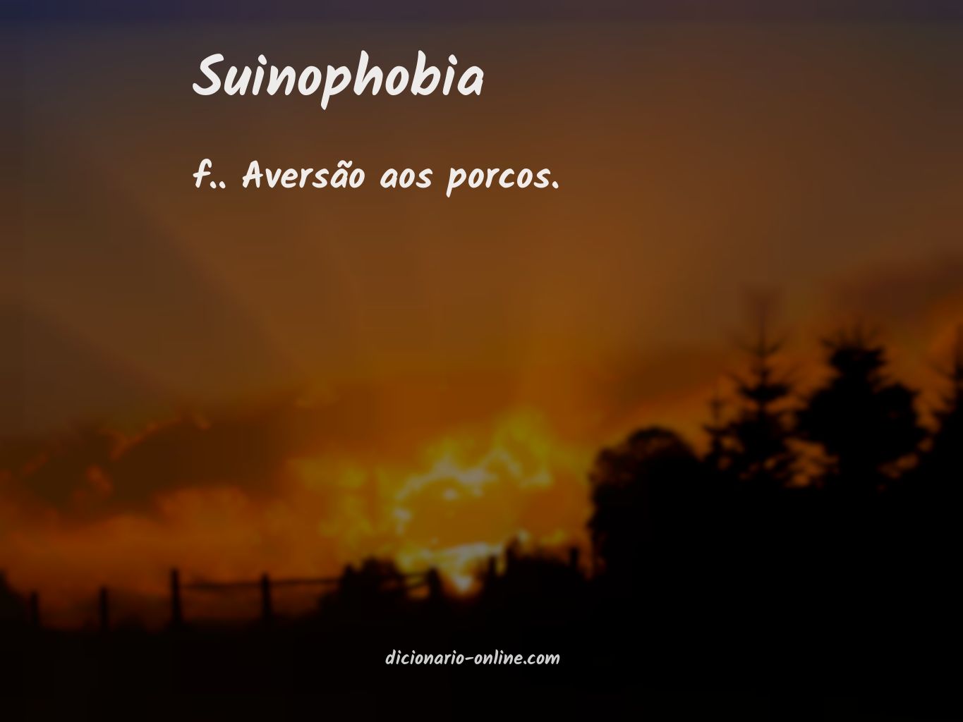 Significado de suinophobia