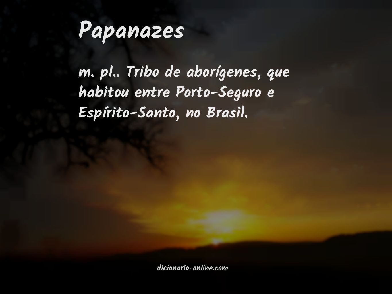 Significado de papanazes