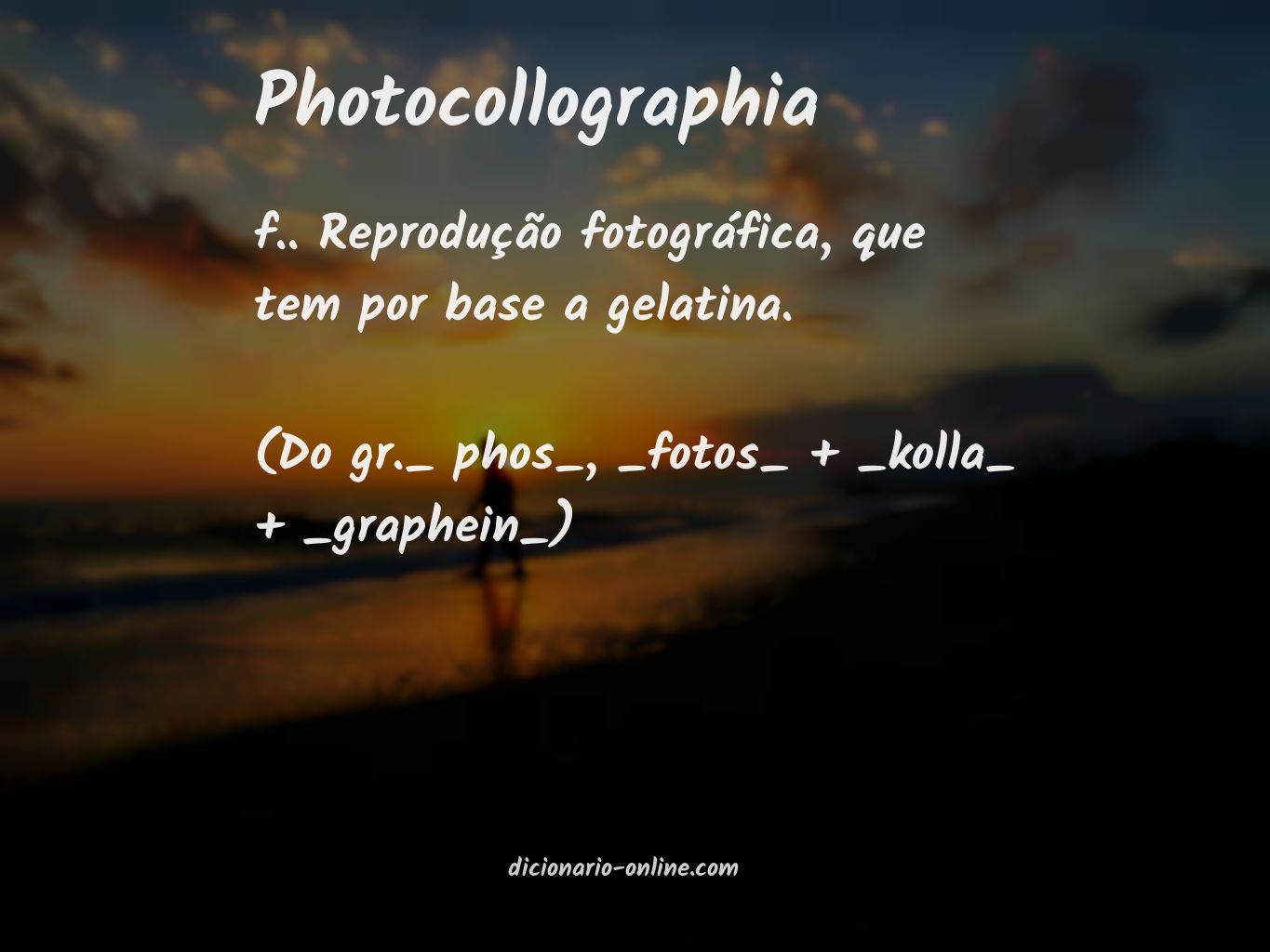 Significado de photocollographia