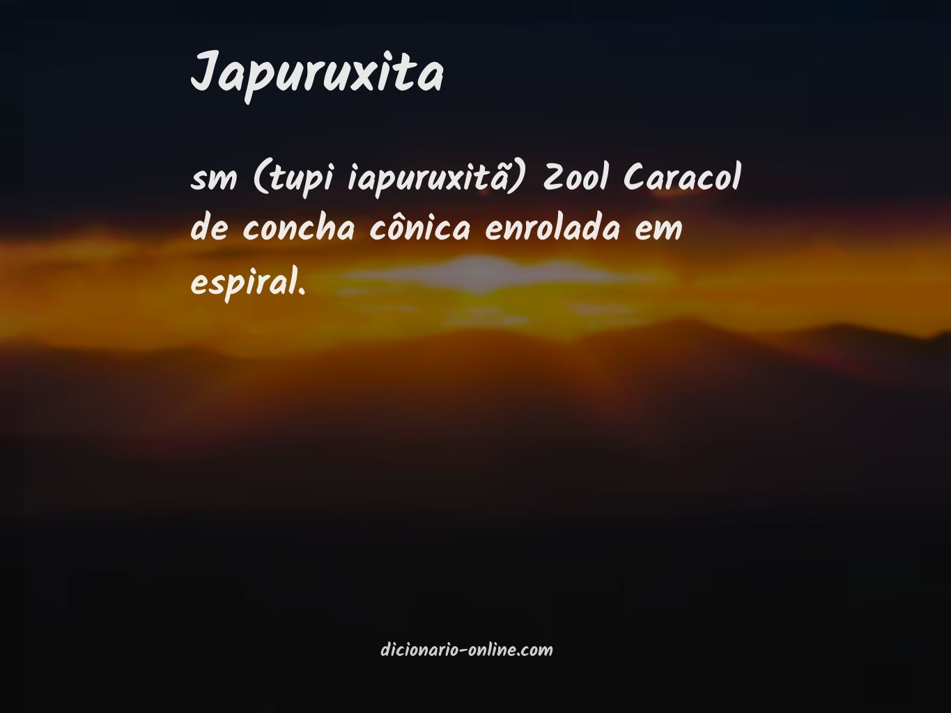 Significado de japuruxita