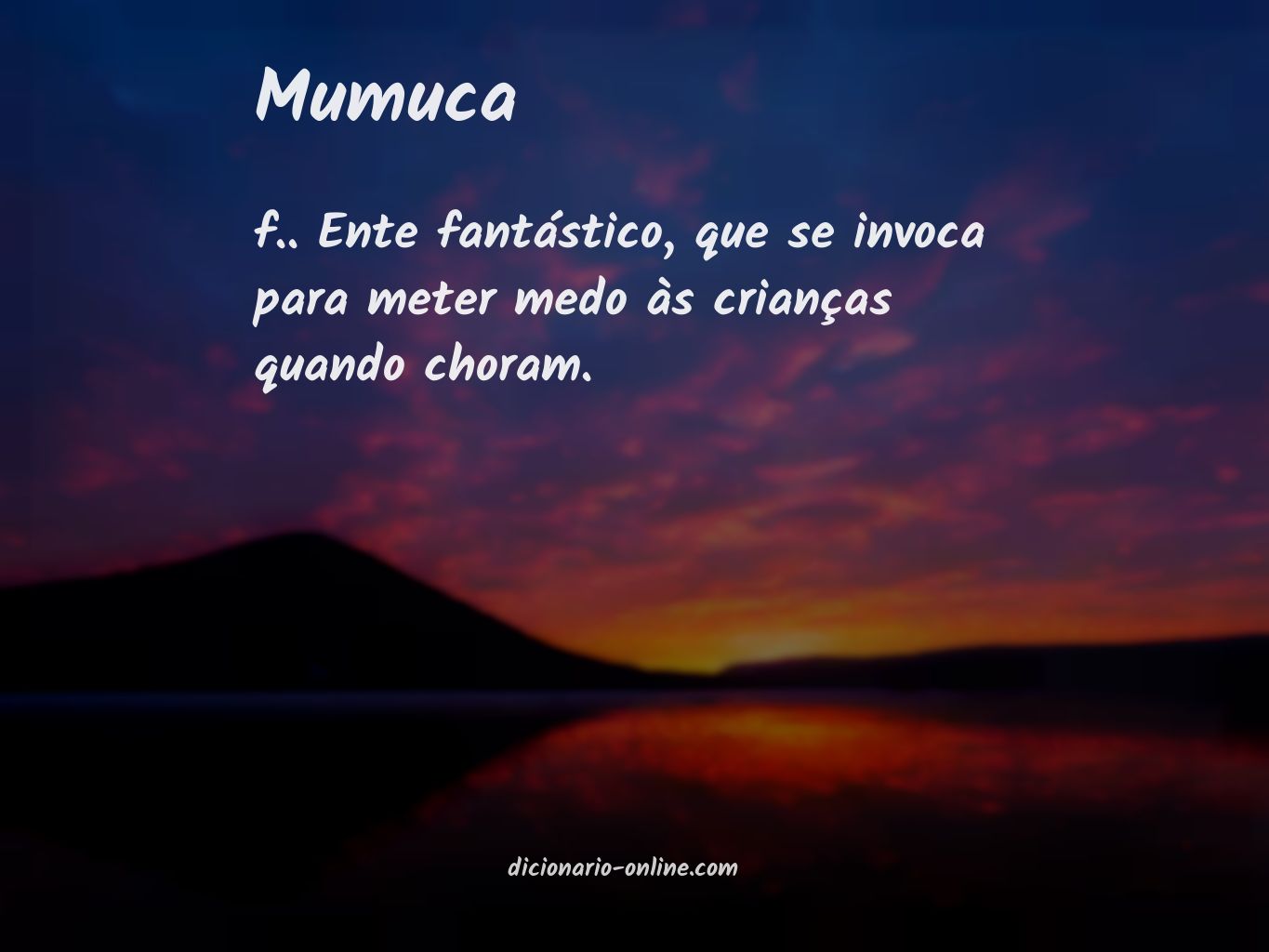 Significado de mumuca