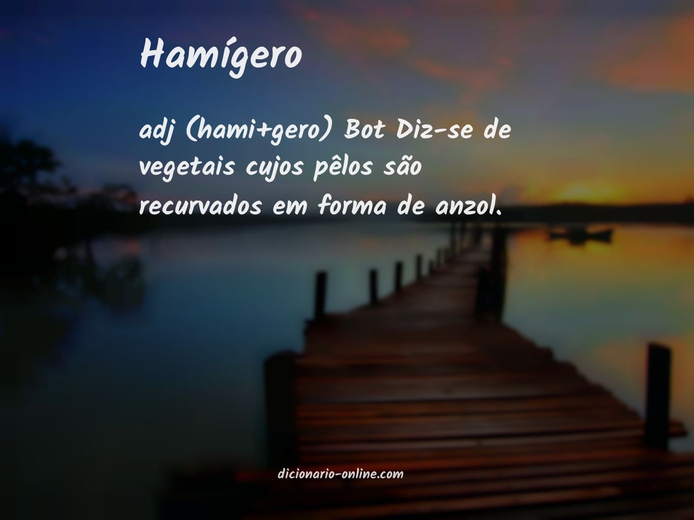 Significado de hamígero