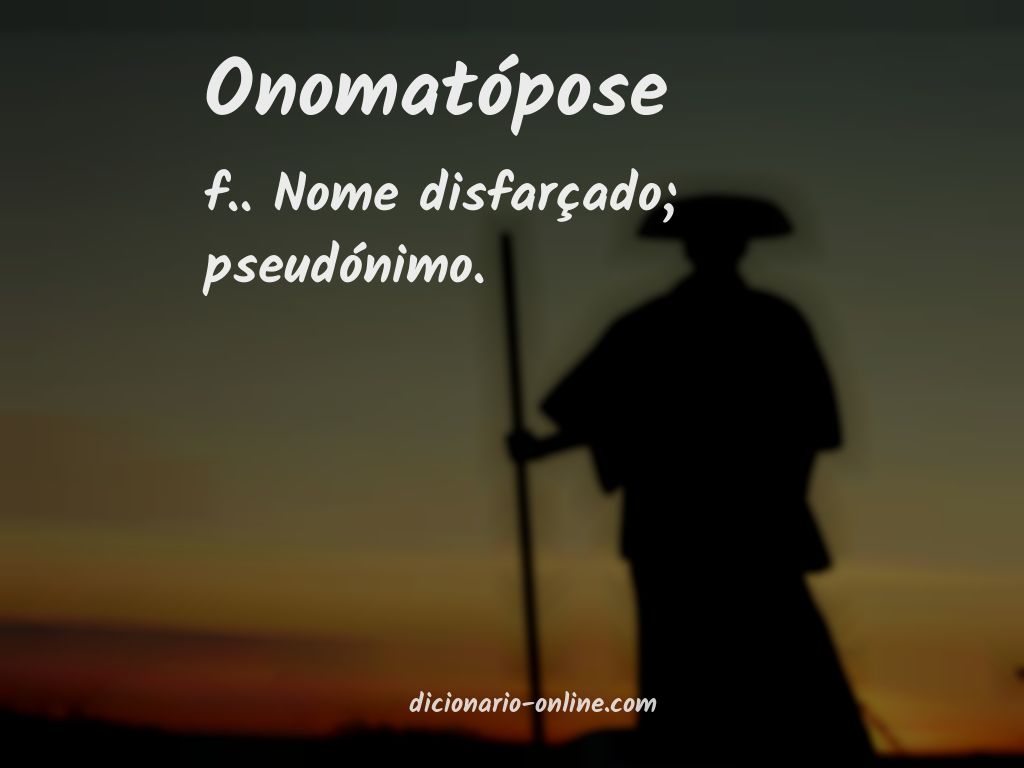 Significado de onomatópose