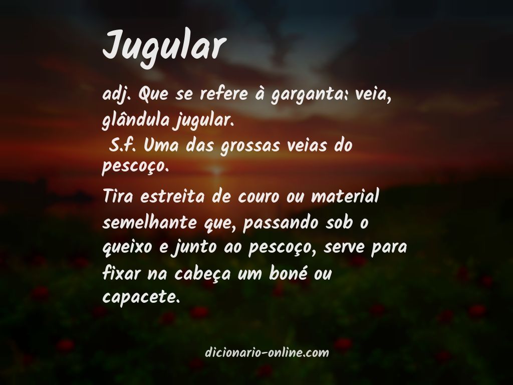 Significado de jugular