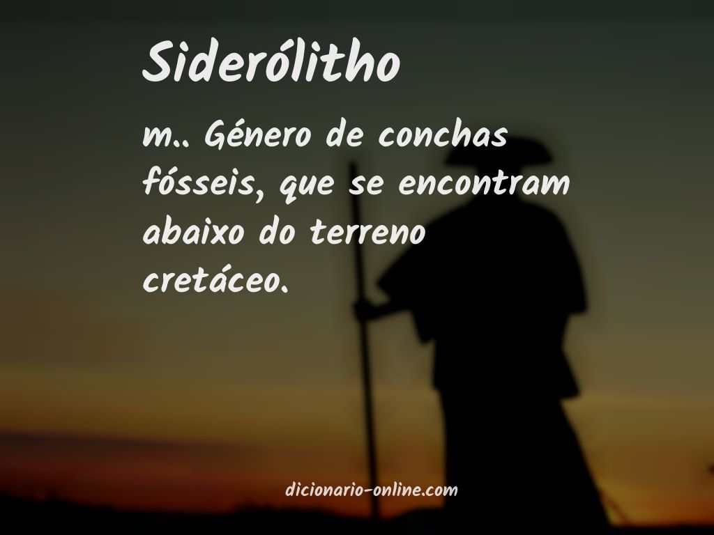 Significado de siderólitho