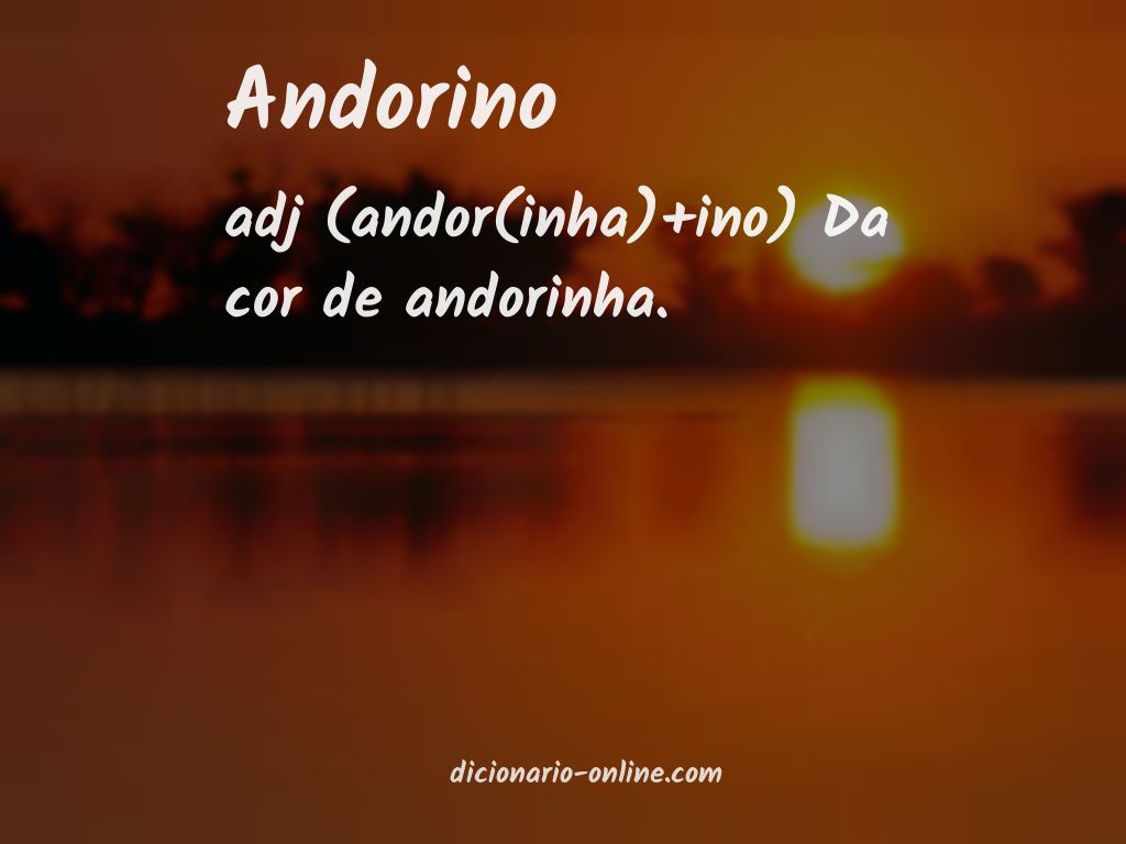 Significado de andorino