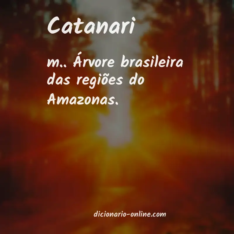 Significado de catanari