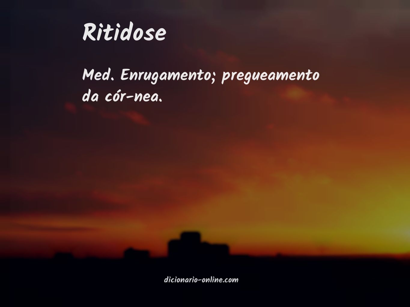 Significado de ritidose