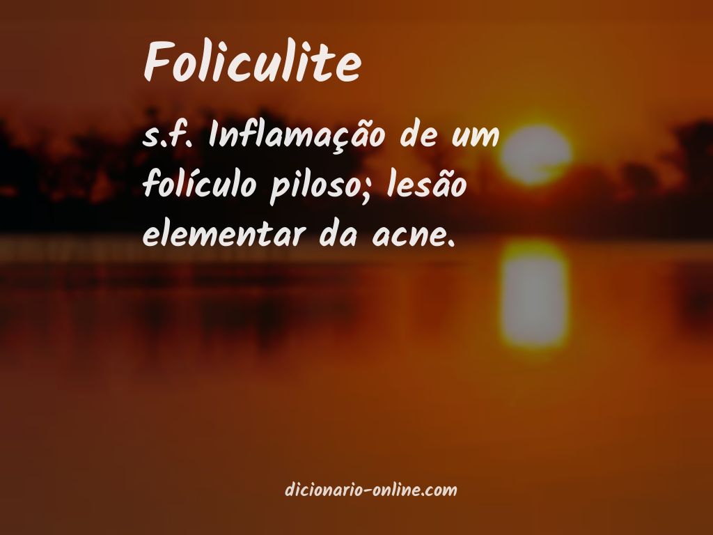 Significado de foliculite