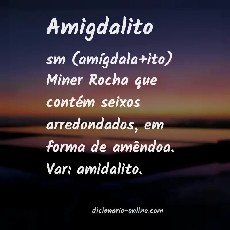 Significado de amigdalito