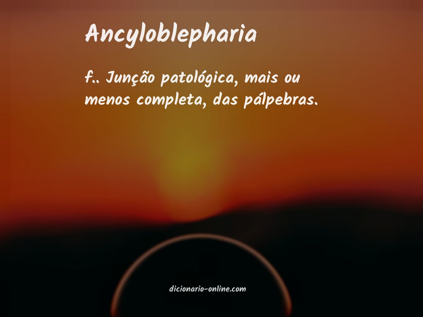 Significado de ancyloblepharia