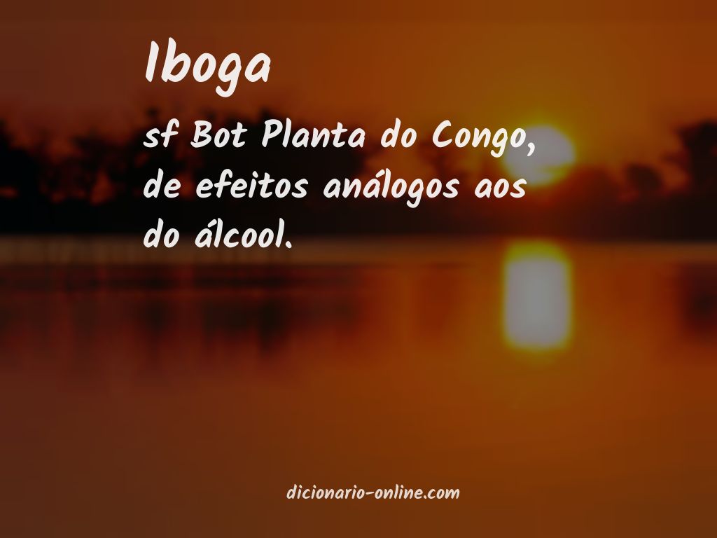 Significado de iboga
