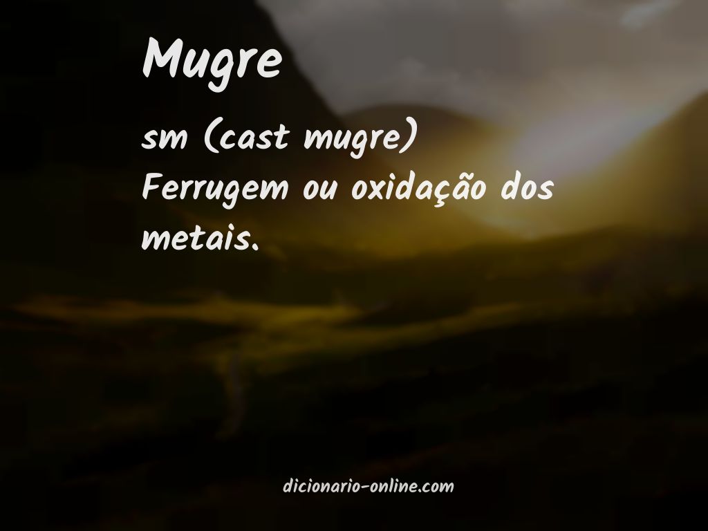 Significado de mugre