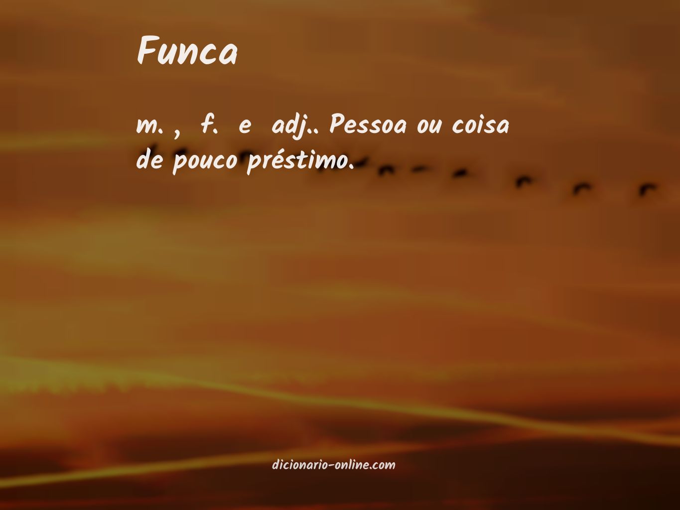 Significado de funca