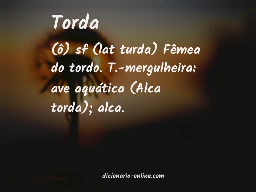 Significado de torda